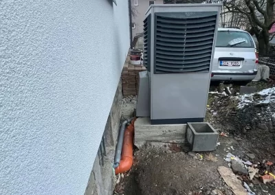 Montáž tepelného čerpadla značky alpha innotec LWAV 122, Frýdlant Nad Ostravicí