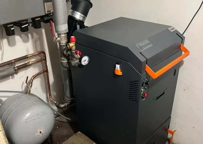 BLAZE HARMONY Natural Plus 25kw - Samotížné připojení bez čerpadla kotle