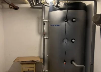 Výměna starého nevyhovujícího kotle za BLAZE HARMONY Comfort 20 s aku 1000l. Frýdek-Místek