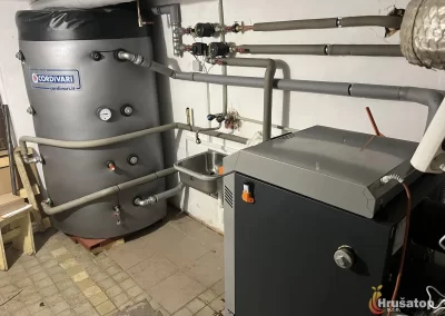 Výměna neekologického kotle za BLAZE Praktik 25 s akumulací 800l. Frýdek-Místek.